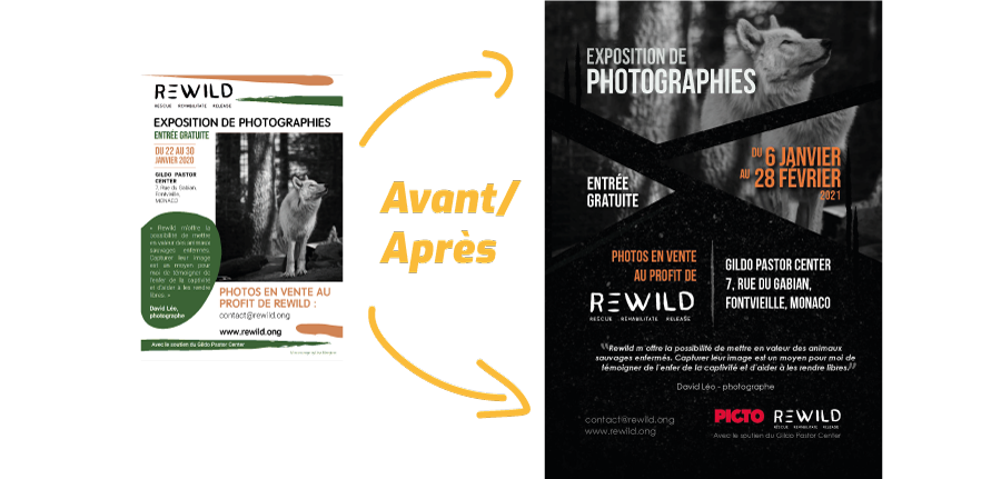 Avant/Après - flyer Rewild
